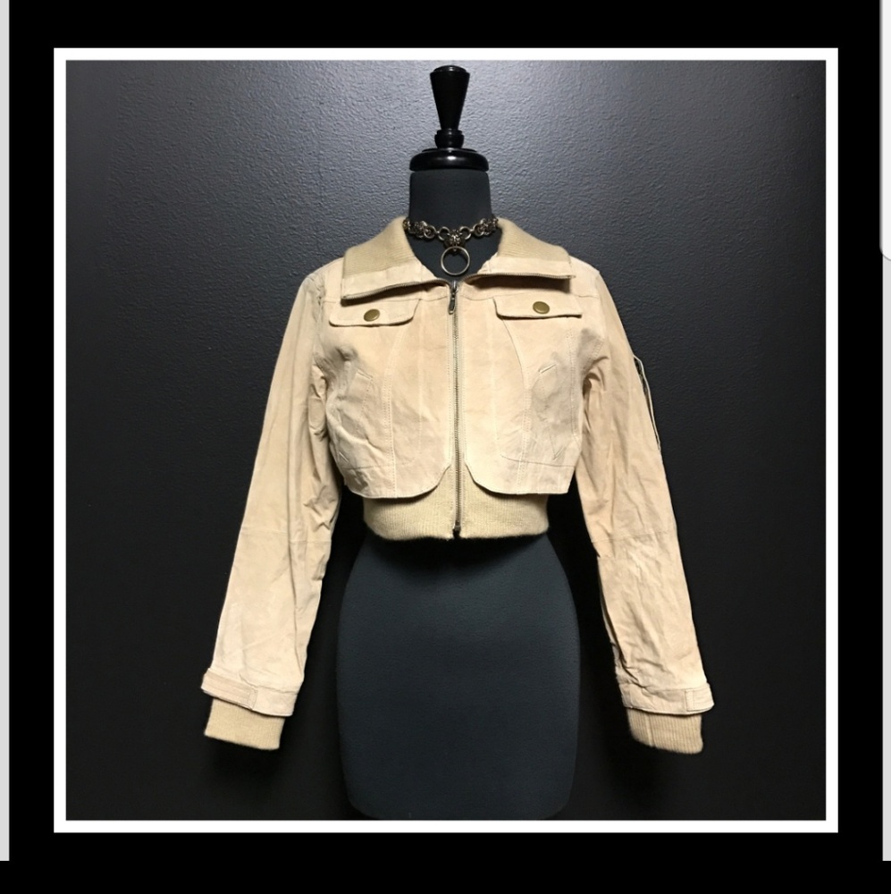 Helium leather jacket